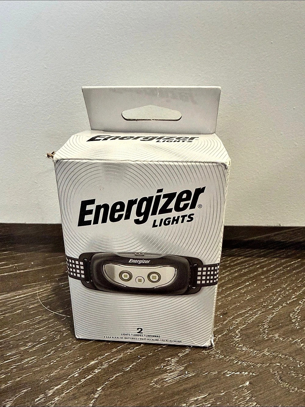 Energizer Lights LED Headlamp in Black & White NWT